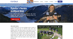 Desktop Screenshot of fishtour.cz